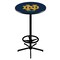 Holland Bar Stool Co 42" Black Notre Dame (ND) Pub Table L216B4236ND-ND - alternate 1